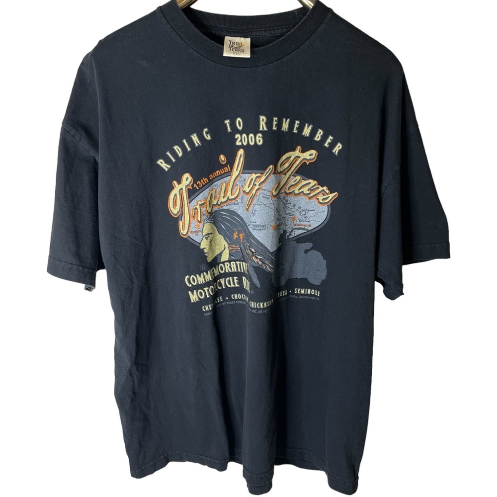 2006 Seminole Trail of Tears Biker T-shirt XXL x Made in USA